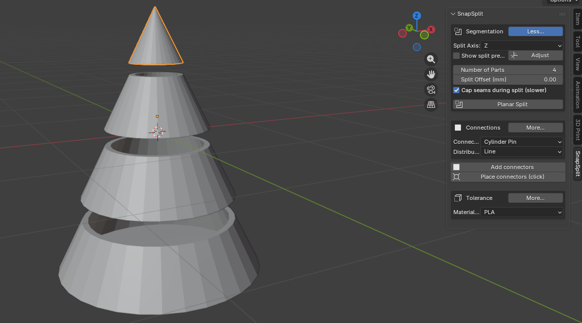 F.e. Cap seams if hollow